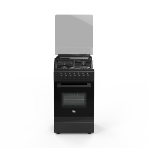 Cute Kitchen 3 Gas + 1 Electric Cooker <br> CK TE-5631 black color