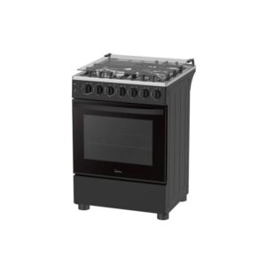 Midea 60*60- 3Gas + 1 Electric Standing Cooker With Electric Oven (60E3G1H4F-BK)-Black