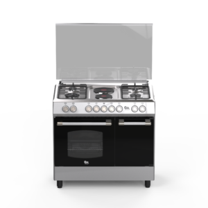 CK TEB-6942 4gas 2electric Professional Cooker half inox Cute Kitchen with bottle compartment