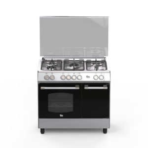 CK TEB-6950 5gas Professional Half Inox Bottle Compartment Cooker Cute Kitchen