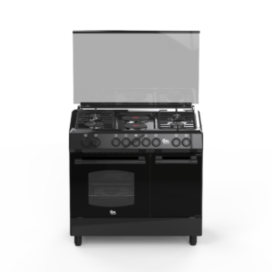 CK TEB-6942 4gas 2electric Professional Black Cute Kitchen with bottle compartment