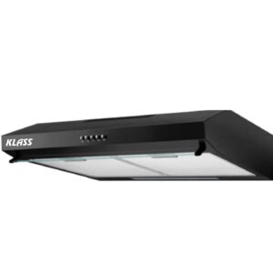 Klass 60CM undermount chimney slim hood (Black)