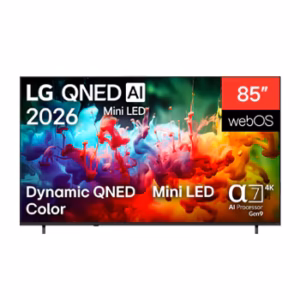 LG 85 Inch QNED AI Mini LED 4K Smart TV 85QNED70B6T